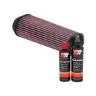 K&N Air Filter E-0641 + Recharge Kit