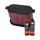 K&N Air Filter E-0785 + Recharge Kit