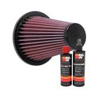 K&N Air Filter E-0940 + Recharge Kit