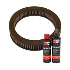 K&N Air Filter E-1117 + Recharge Kit