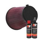 K&N Air Filter E-1993 + Recharge Kit