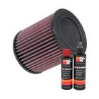 K&N Air Filter E-1998 + Recharge Kit