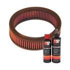 K&N Air Filter E-2601 + Recharge Kit