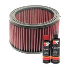 K&N Air Filter E-3210 + Recharge Kit