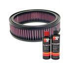 K&N Air Filter E-3336 + Recharge Kit