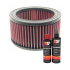 K&N Air Filter E-3390 + Recharge Kit
