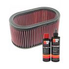 K&N Air Filter E-3471 + Recharge Kit