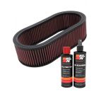 K&N Air Filter E-3514 + Recharge Kit