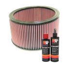 K&N Air Filter E-3690 + Recharge Kit