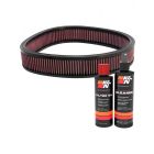 K&N Air Filter E-3735 + Recharge Kit