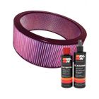 K&N Air Filter E-3816 + Recharge Kit