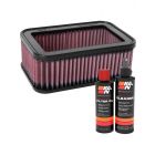 K&N Air Filter E-3952 + Recharge Kit