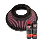 K&N Air Filter E-9156 + Recharge Kit