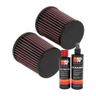 K&N Air Filter HA-1004 + Recharge Kit