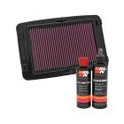 K&N Air Filter HA-4504-T + Recharge Kit