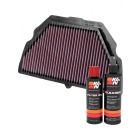 K&N Air Filter HA-6001 + Recharge Kit