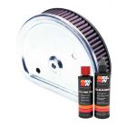 K&N Air Filter HD-1395 + Recharge Kit