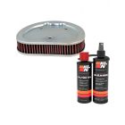 K&N Air Filter HD-1508 + Recharge Kit