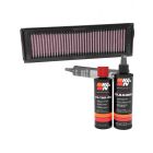 K&N Air Filter KA-1004 + Recharge Kit