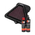 K&N Air Filter KA-1011R + Recharge Kit