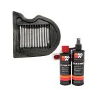 K&N Air Filter KA-1102 + Recharge Kit