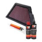 K&N Air Filter KA-1406 + Recharge Kit