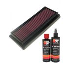 K&N Air Filter KA-6005 + Recharge Kit