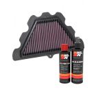 K&N Air Filter KA-9018 + Recharge Kit
