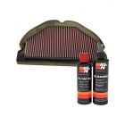K&N Air Filter KA-9094 + Recharge Kit