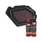 K&N Air Filter KA-9915 + Recharge Kit