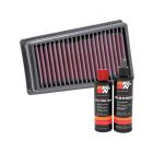 K&N Air Filter KT-6908 + Recharge Kit