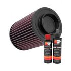 K&N Air Filter PL-8007 + Recharge Kit