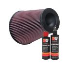 K&N Air Filter RC-50460 + Recharge Kit
