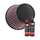 K&N Air Filter RF-9160 + Recharge Kit