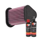 K&N Air Filter RO-6518 + Recharge Kit