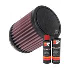 K&N Air Filter RU-0800 + Recharge Kit