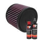 K&N Air Filter RU-0830 + Recharge Kit