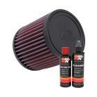 K&N Air Filter RU-0910 + Recharge Kit