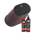 K&N Air Filter RU-1012 + Recharge Kit