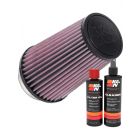 K&N Air Filter RU-1045 + Recharge Kit