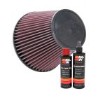 K&N Air Filter RU-1048 + Recharge Kit