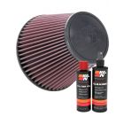 K&N Air Filter RU-1048XD + Recharge Kit