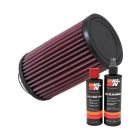 K&N Air Filter RU-1050 + Recharge Kit