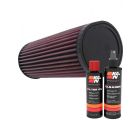K&N Air Filter RU-1260 + Recharge Kit