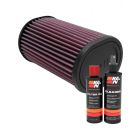 K&N Air Filter RU-1390 + Recharge Kit