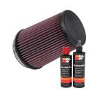 K&N Air Filter RU-2590 + Recharge Kit