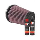 K&N Air Filter RU-2600 + Recharge Kit