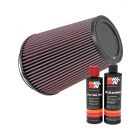 K&N Air Filter RU-2805XD + Recharge Kit