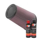 K&N Air Filter RU-2815 + Recharge Kit