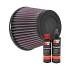K&N Air Filter RU-2990 + Recharge Kit
